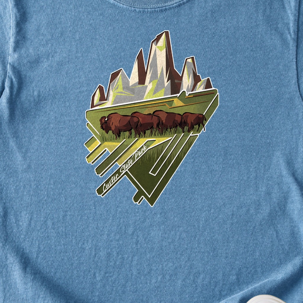 Custer State Park 2 Kids Cotton T-Shirt