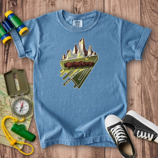 Custer State Park 2 Kids Cotton T-Shirt