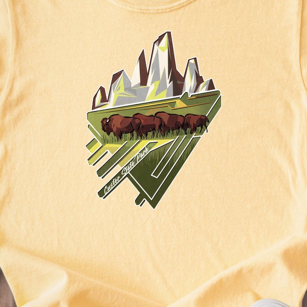 Custer State Park 2 Kids Cotton T-Shirt