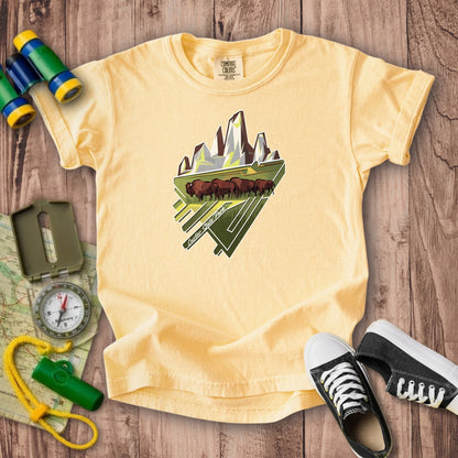 Custer State Park 2 Kids Cotton T-Shirt