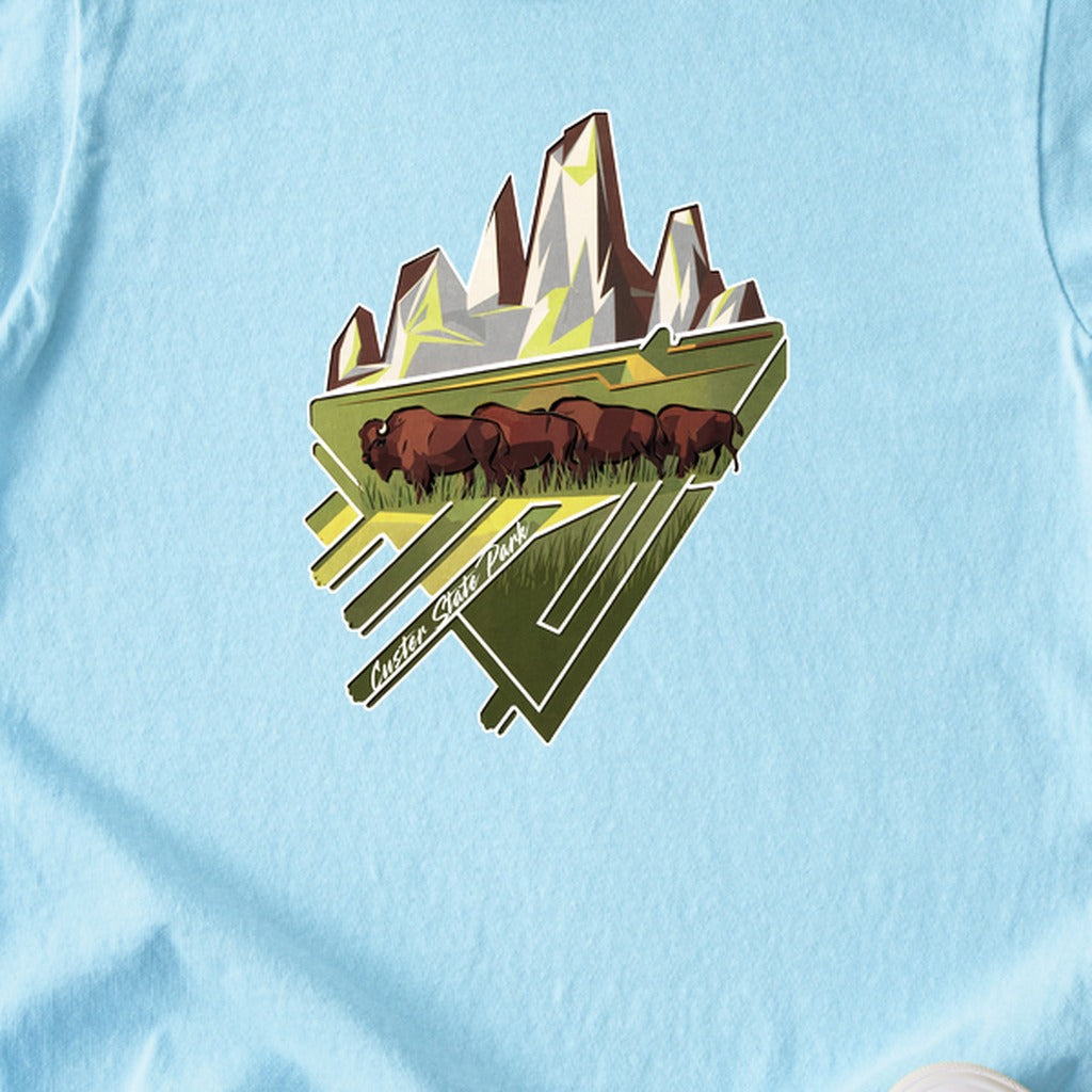 Custer State Park 2 Kids Cotton T-Shirt