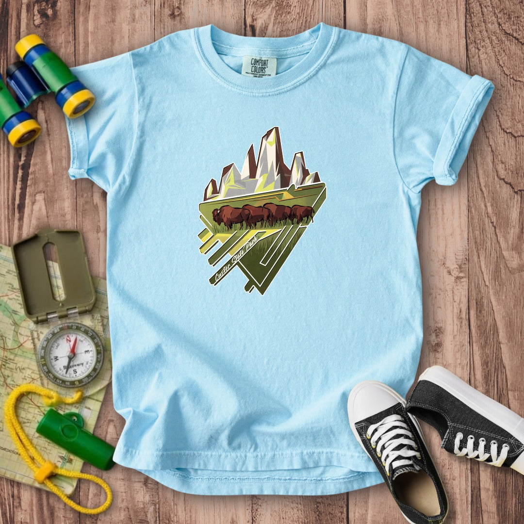 Custer State Park 2 Kids Cotton T-Shirt