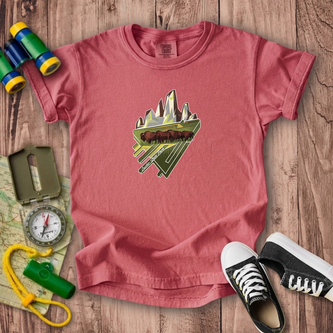 Custer State Park 2 Kids Cotton T-Shirt