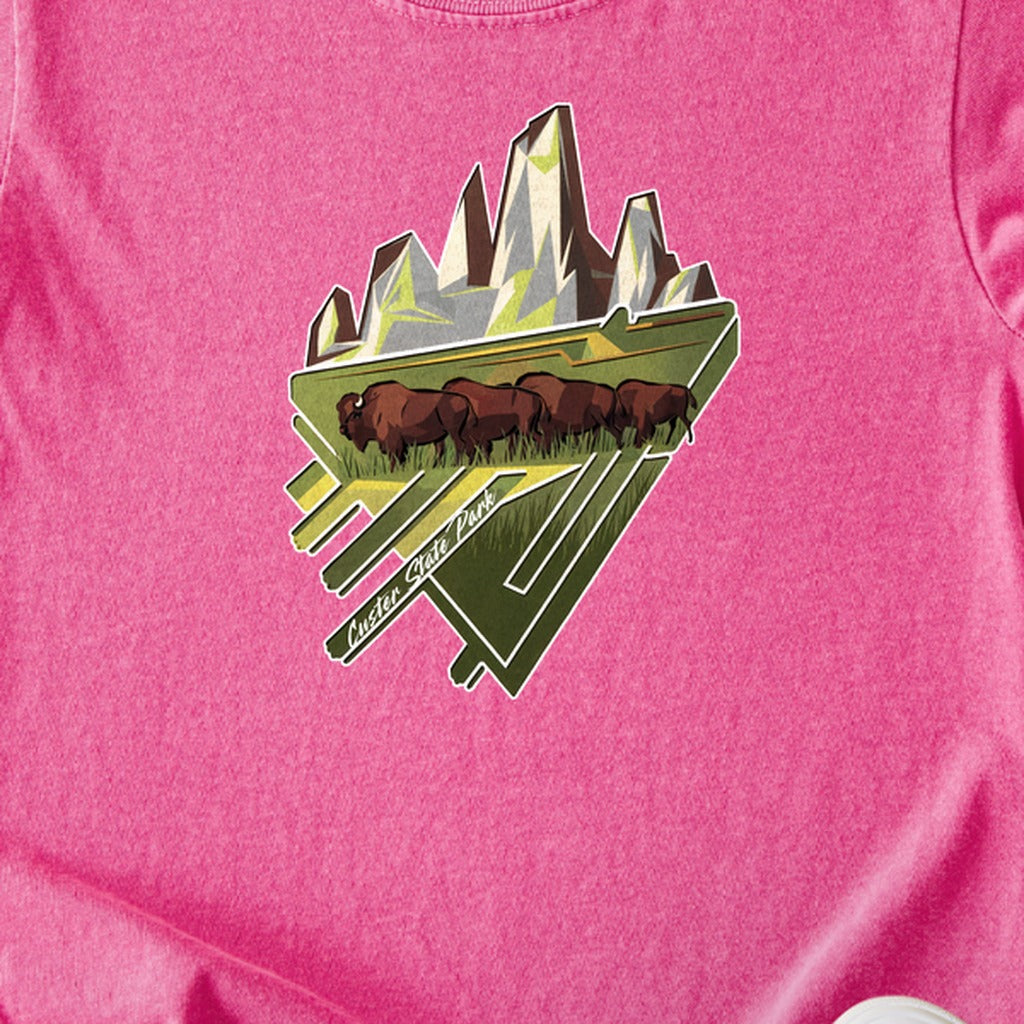 Custer State Park 2 Kids Cotton T-Shirt