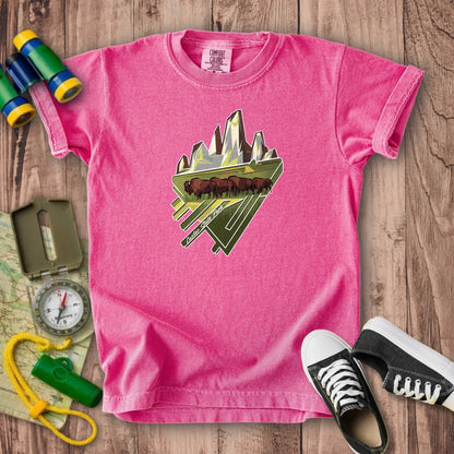 Custer State Park 2 Kids Cotton T-Shirt