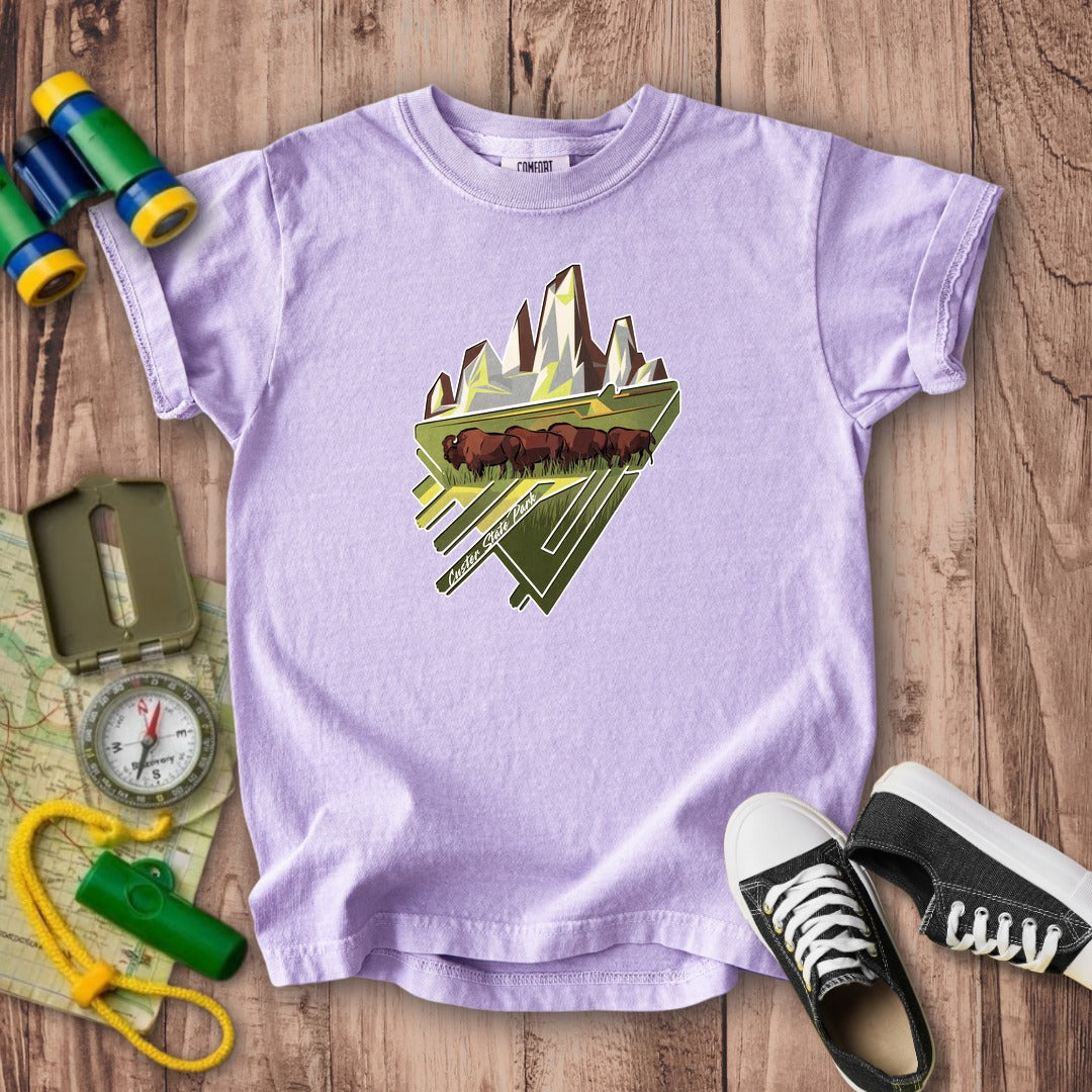 Custer State Park 2 Kids Cotton T-Shirt