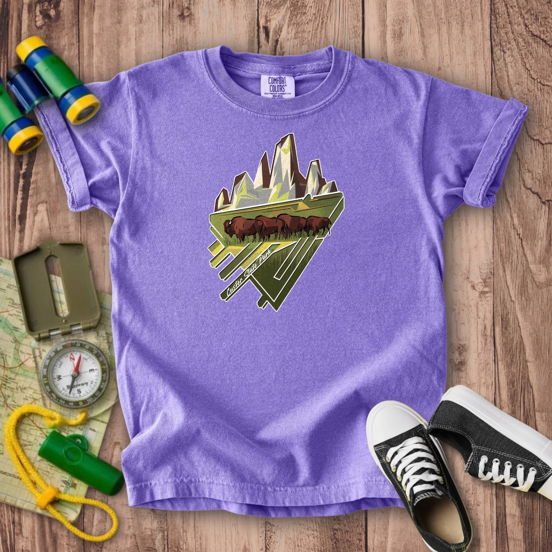 Custer State Park 2 Kids Cotton T-Shirt