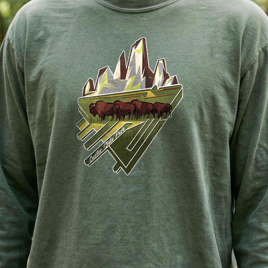 Custer State Park 2 Cotton Long Sleeve