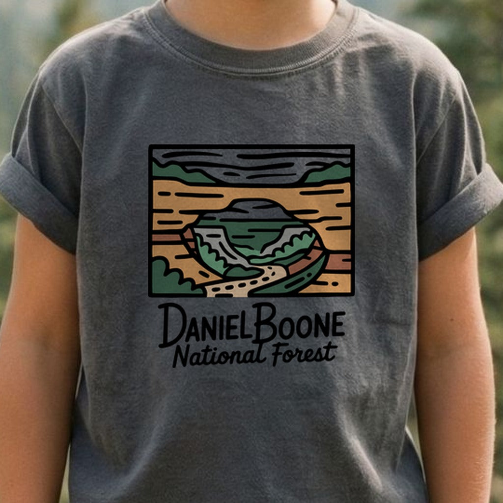 Daniel Boone National Forest Kids Cotton T-Shirt