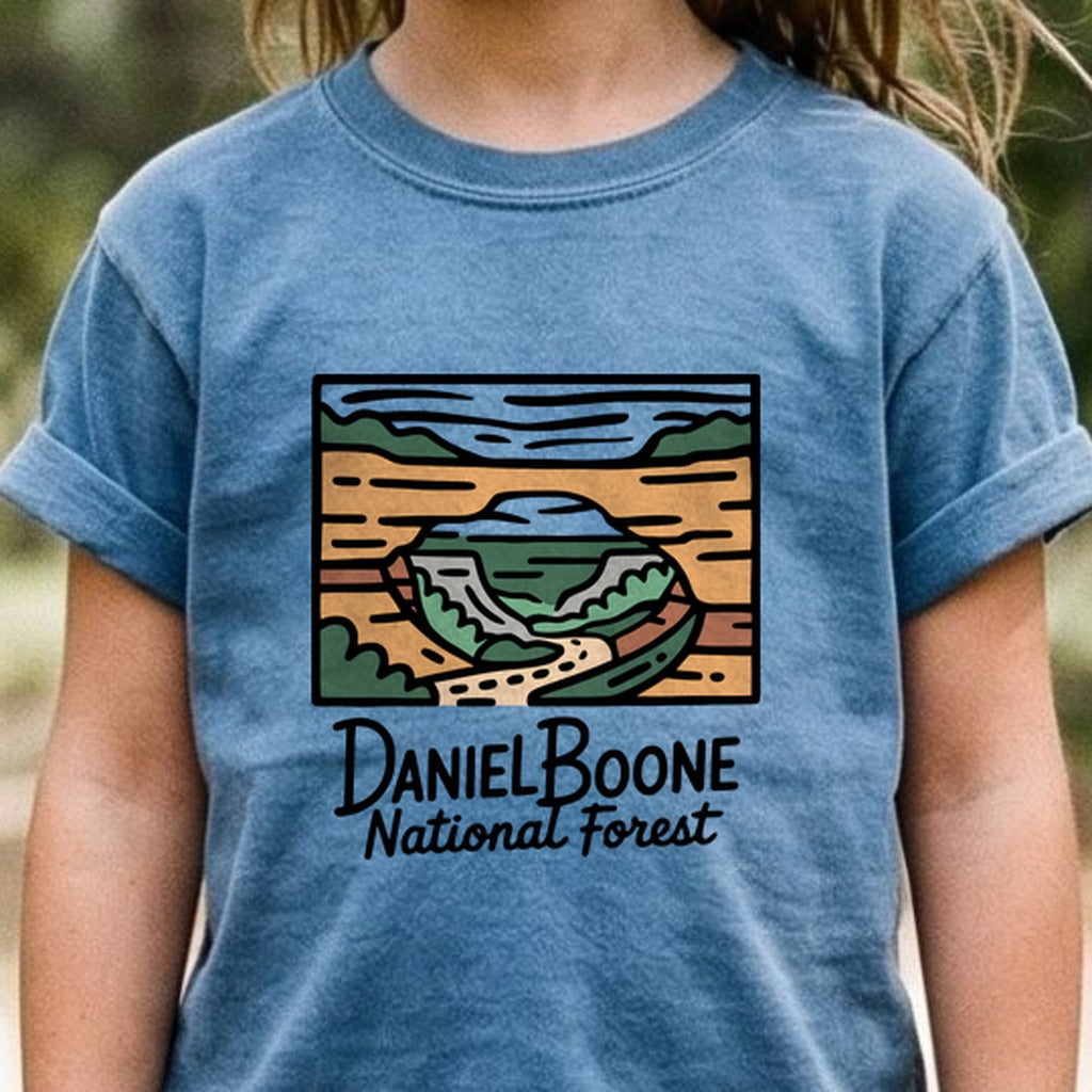Daniel Boone National Forest Kids Cotton T-Shirt