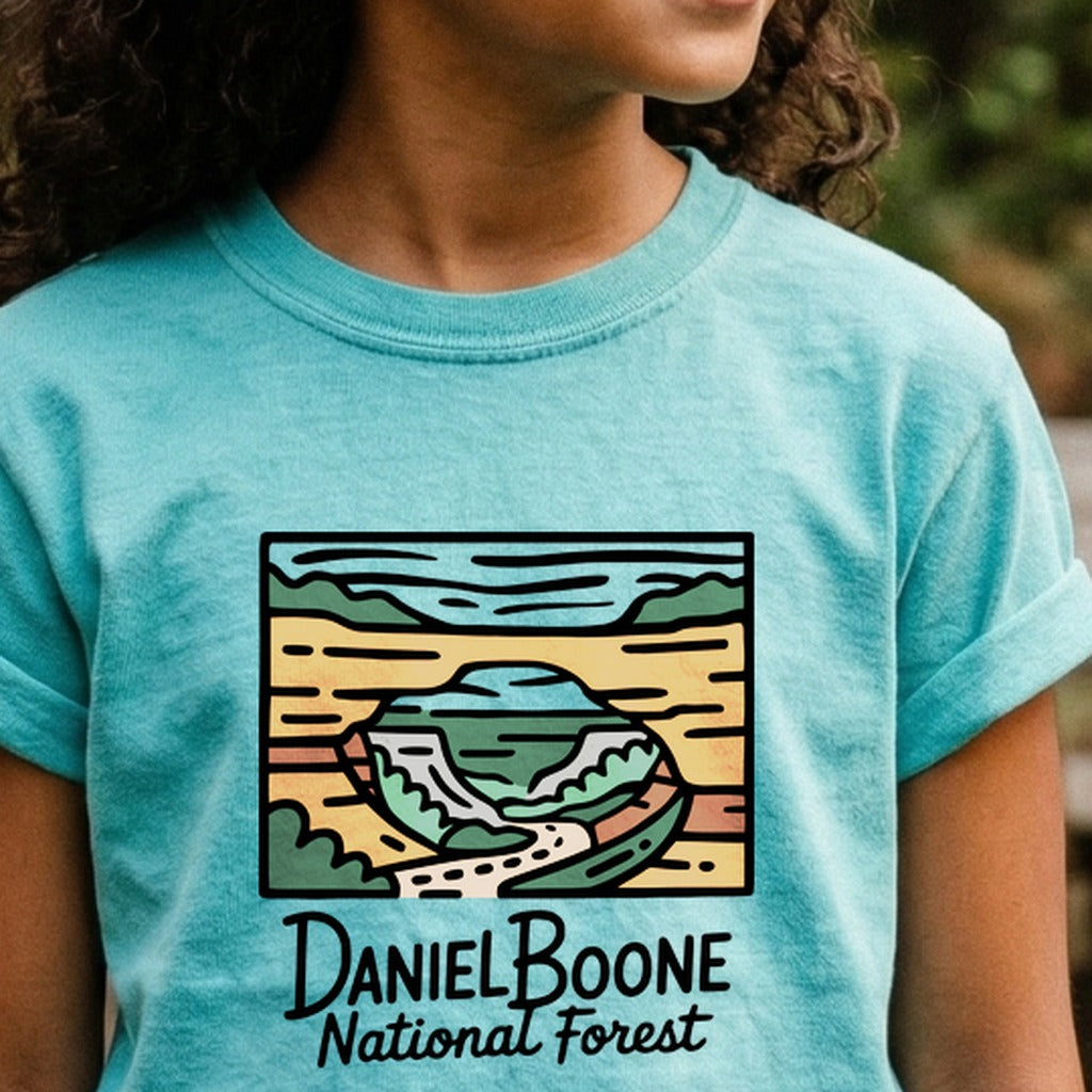 Daniel Boone National Forest Kids Cotton T-Shirt