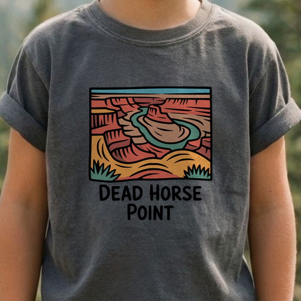 Dead Horse Point State Park Kids Cotton T-Shirt