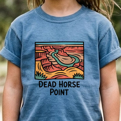 Dead Horse Point State Park Kids Cotton T-Shirt