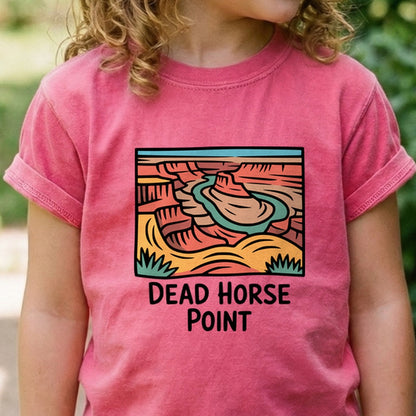 Dead Horse Point State Park Kids Cotton T-Shirt