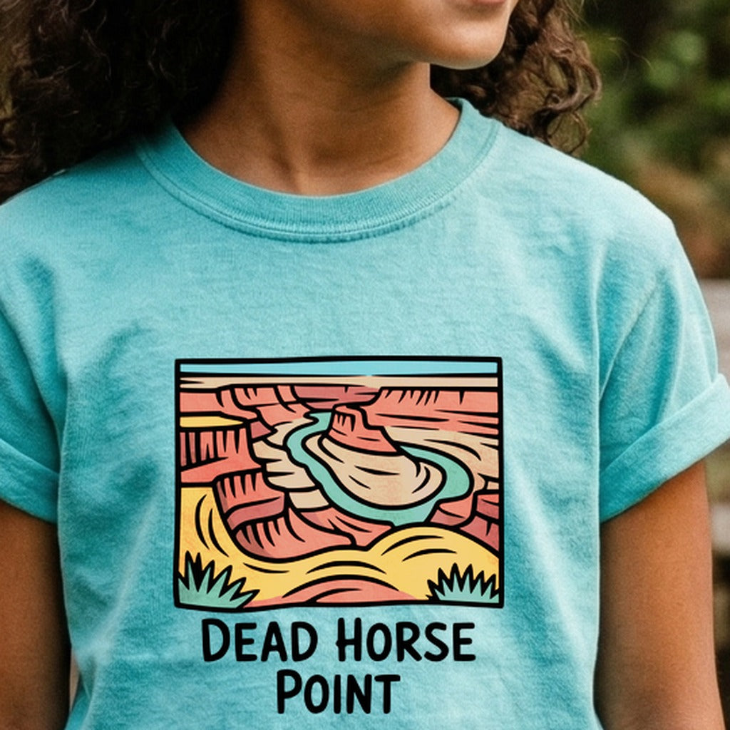 Dead Horse Point State Park Kids Cotton T-Shirt