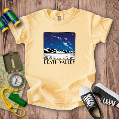 Death Valley National Park at Night Kids Cotton T-Shirt