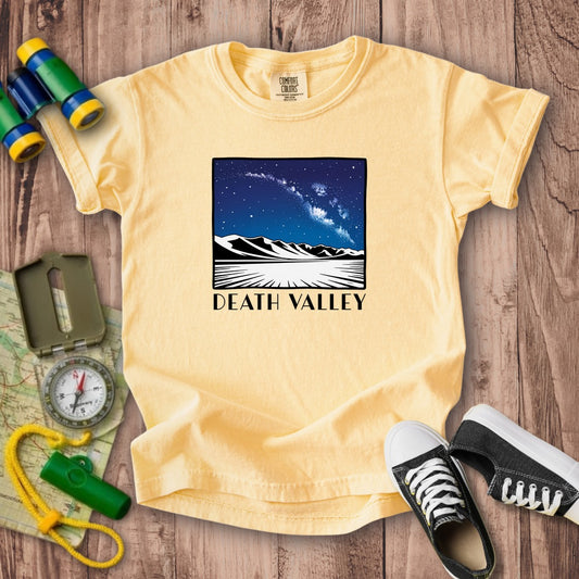 Death Valley National Park at Night Kids Cotton T-Shirt