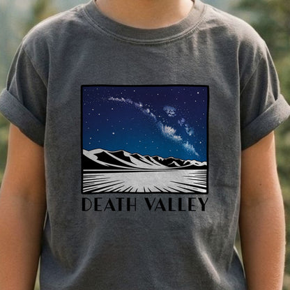 Death Valley National Park at Night Kids Cotton T-Shirt