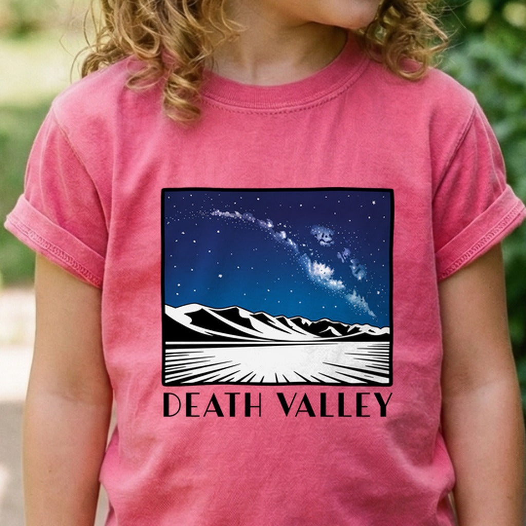 Death Valley National Park at Night Kids Cotton T-Shirt