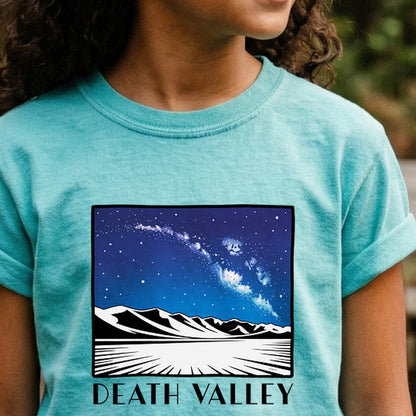 Death Valley National Park at Night Kids Cotton T-Shirt