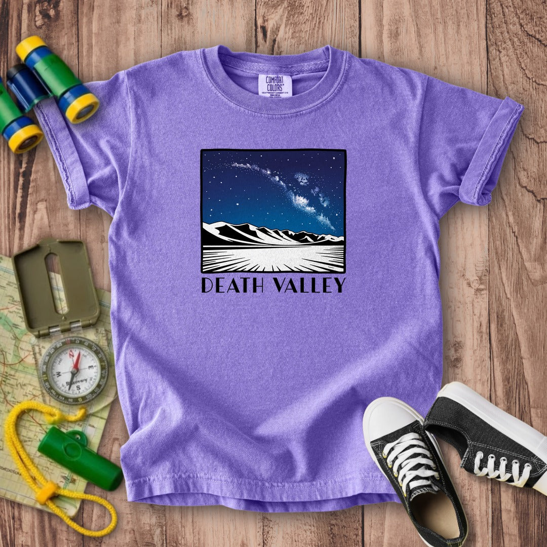Death Valley National Park at Night Kids Cotton T-Shirt