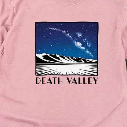 Death Valley National Park at Night Cotton Long Sleeve