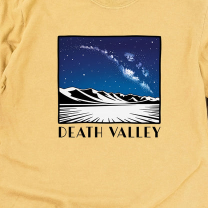 Death Valley National Park at Night Cotton Long Sleeve