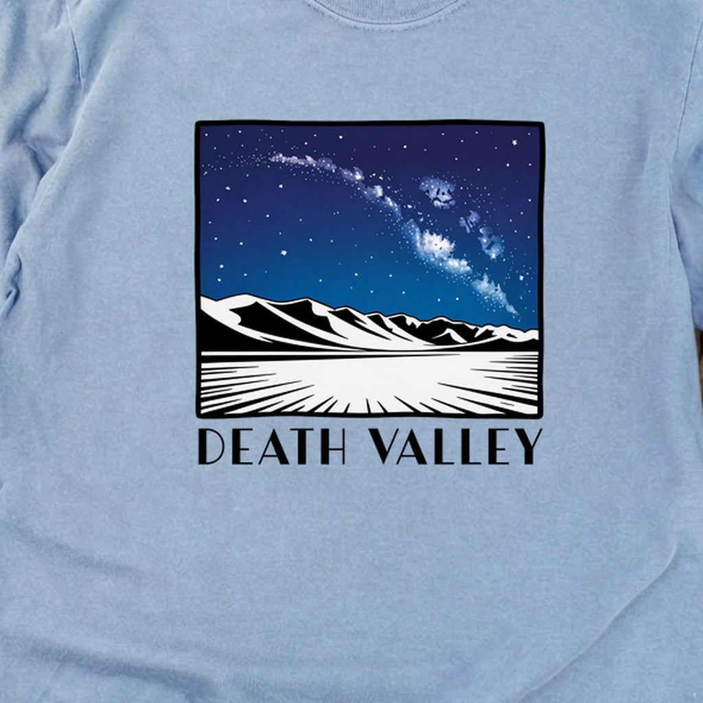 Death Valley National Park at Night Cotton Long Sleeve