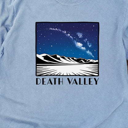 Death Valley National Park at Night Cotton Long Sleeve