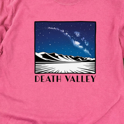 Death Valley National Park at Night Cotton Long Sleeve