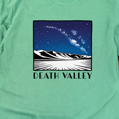 Death Valley National Park at Night Cotton Long Sleeve
