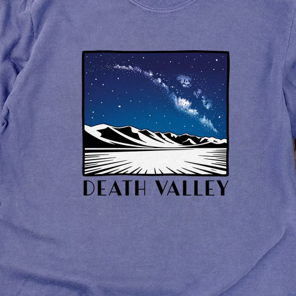 Death Valley National Park at Night Cotton Long Sleeve