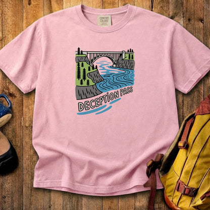 Deception Pass State Park Cotton T-Shirt