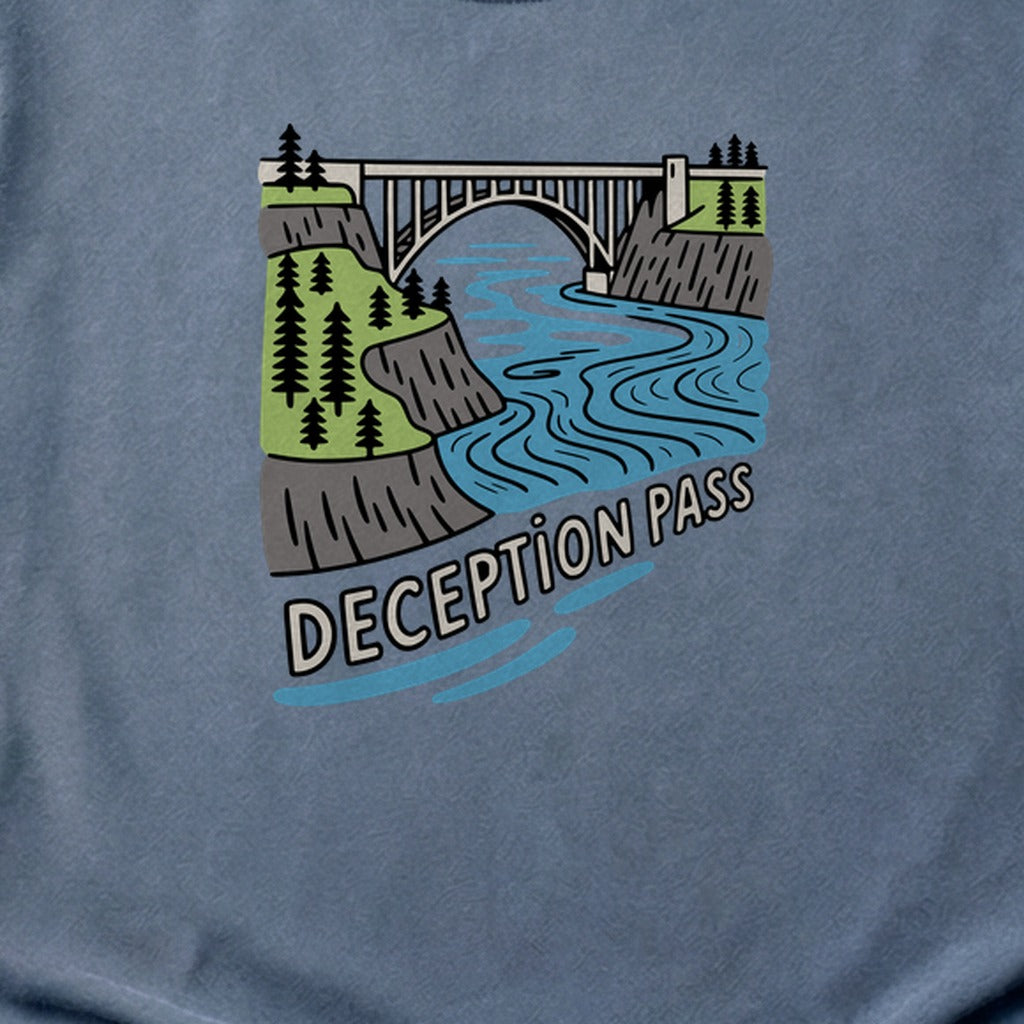 Deception Pass State Park Cotton T-Shirt