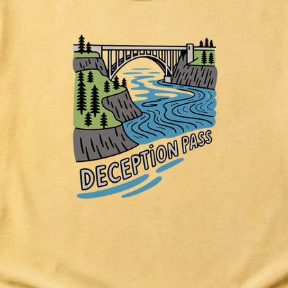 Deception Pass State Park Cotton T-Shirt