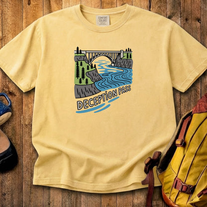 Deception Pass State Park Cotton T-Shirt