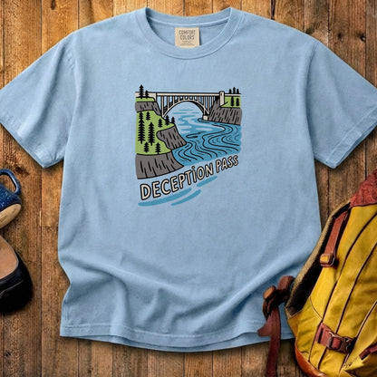 Deception Pass State Park Cotton T-Shirt
