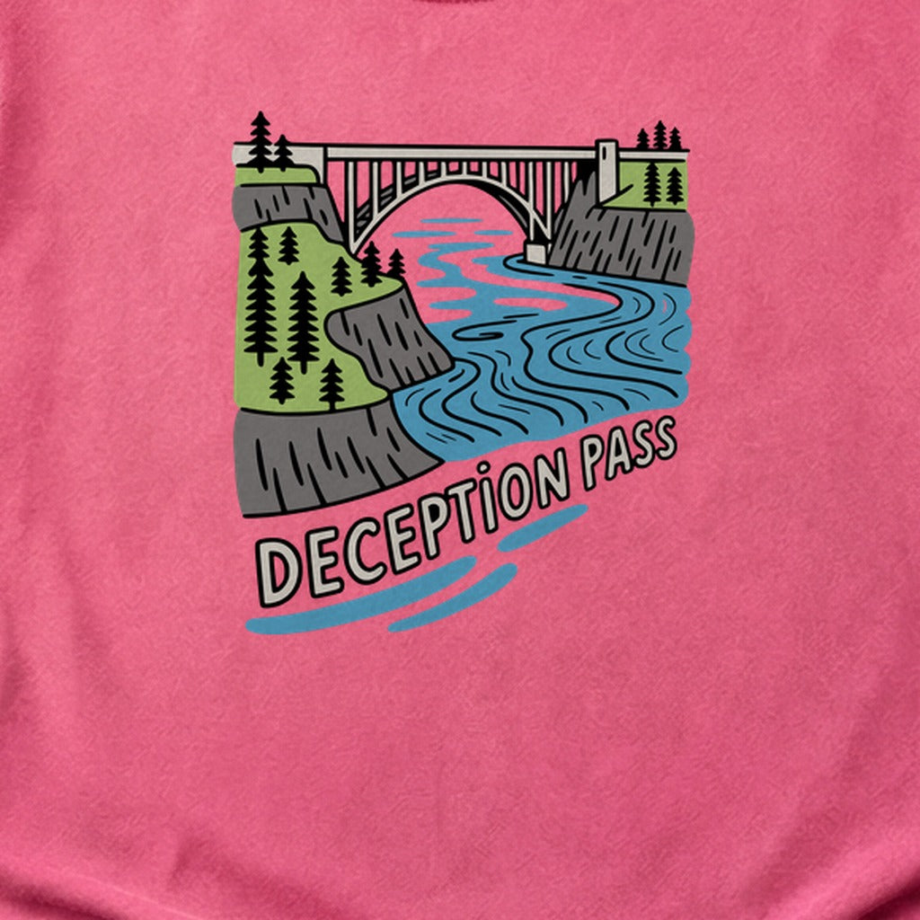 Deception Pass State Park Cotton T-Shirt