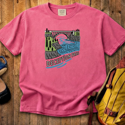 Deception Pass State Park Cotton T-Shirt
