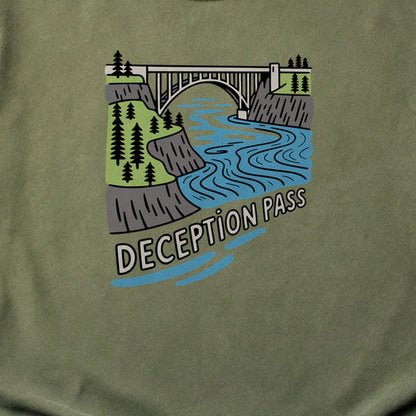 Deception Pass State Park Cotton T-Shirt