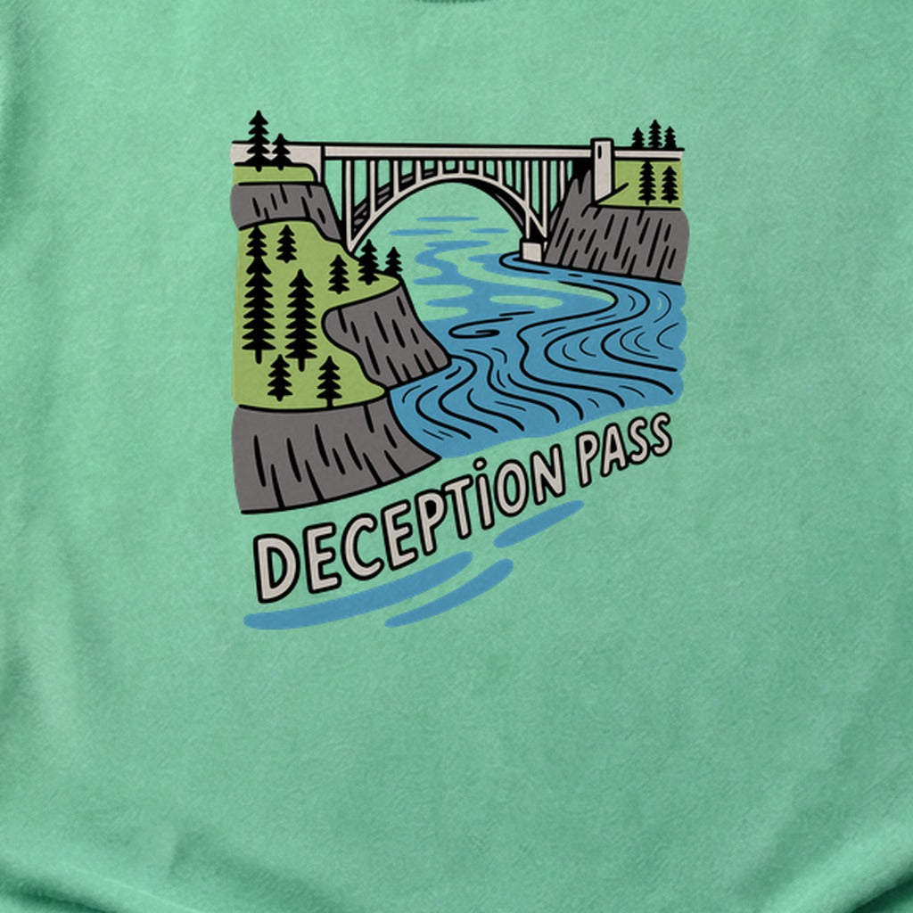 Deception Pass State Park Cotton T-Shirt