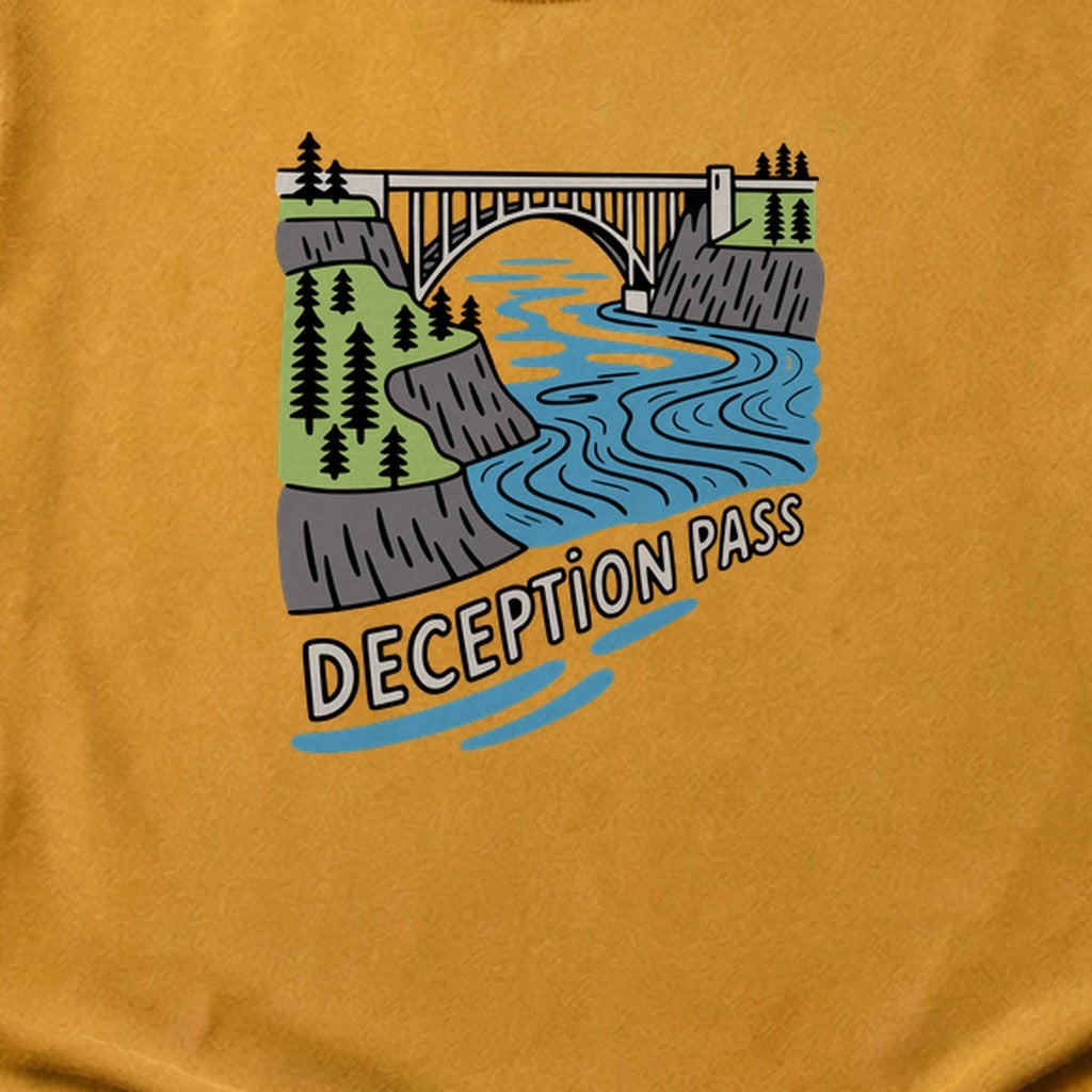 Deception Pass State Park Cotton T-Shirt
