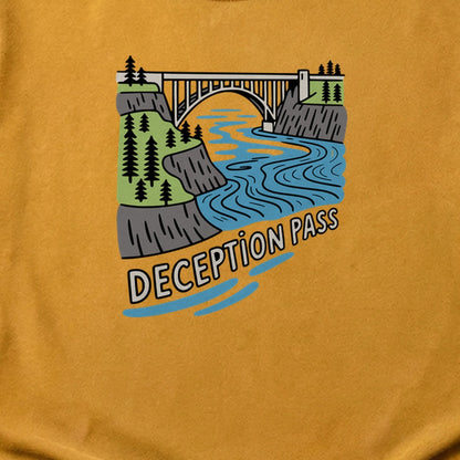 Deception Pass State Park Cotton T-Shirt