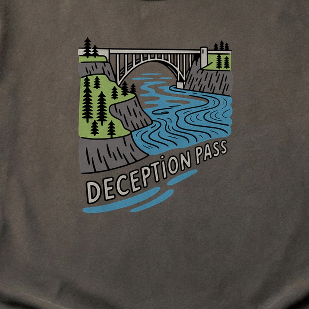 Deception Pass State Park Cotton T-Shirt