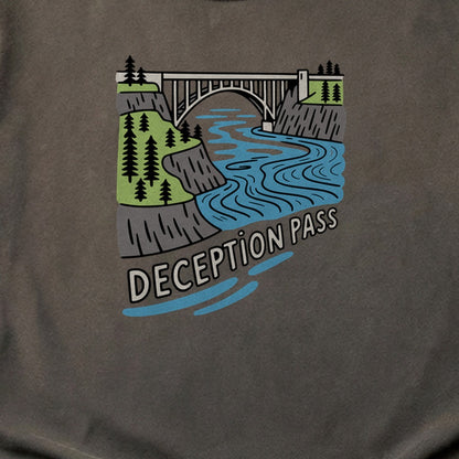Deception Pass State Park Cotton T-Shirt