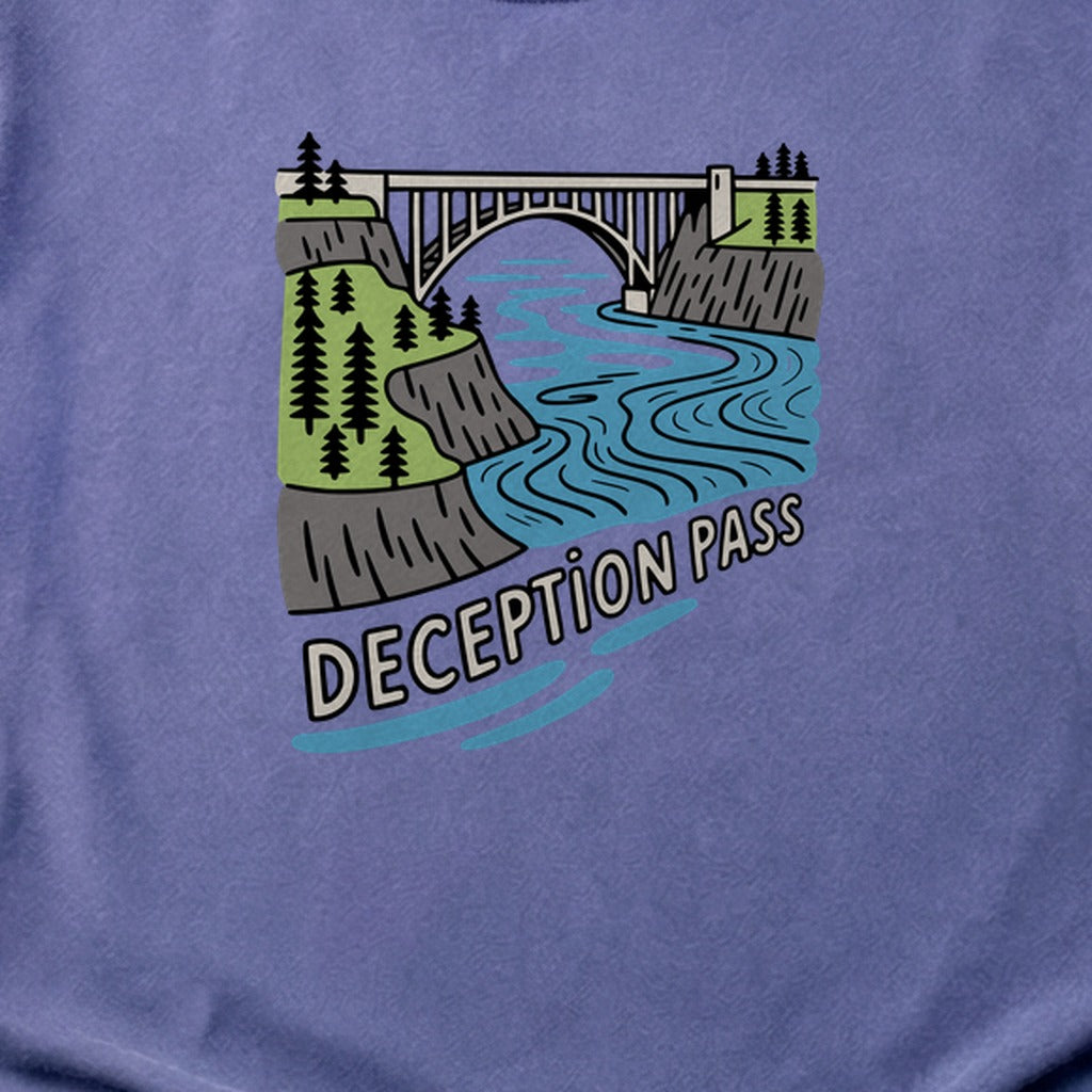 Deception Pass State Park Cotton T-Shirt