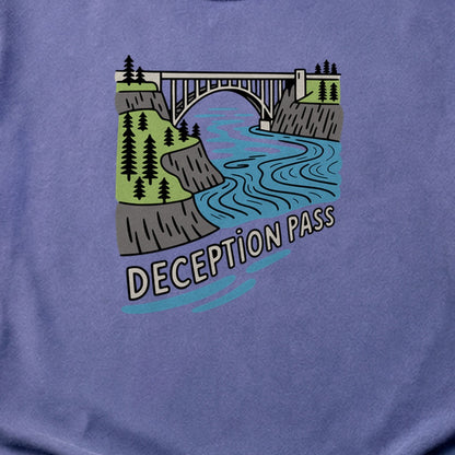 Deception Pass State Park Cotton T-Shirt