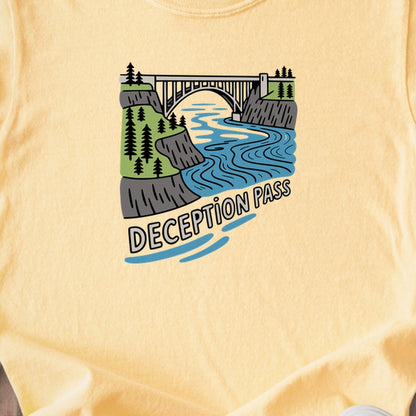 Deception Pass State Park Kids Cotton T-Shirt