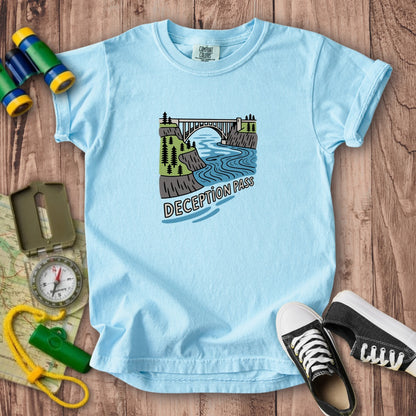 Deception Pass State Park Kids Cotton T-Shirt