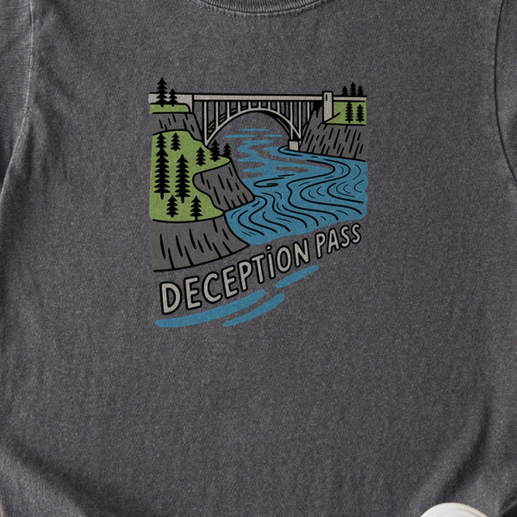 Deception Pass State Park Kids Cotton T-Shirt
